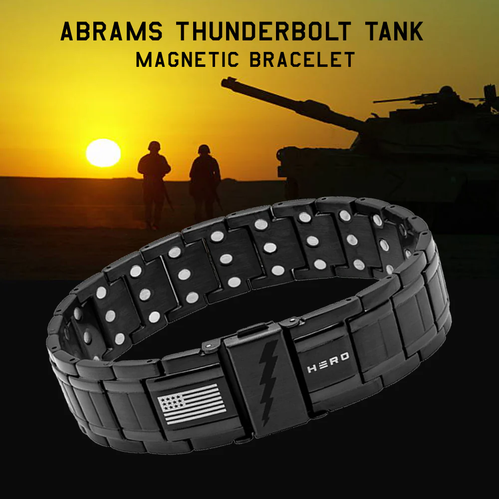 Abrams Thunderbolt Tank Magnetic Bracelet: Helps Pair Veterans With A Service Dog or Shelter Dog - Image 19