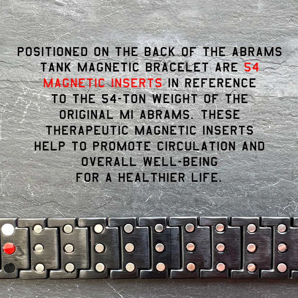 Abrams Thunderbolt Tank Magnetic Bracelet: Helps Pair Veterans With A Service Dog or Shelter Dog - Image 5