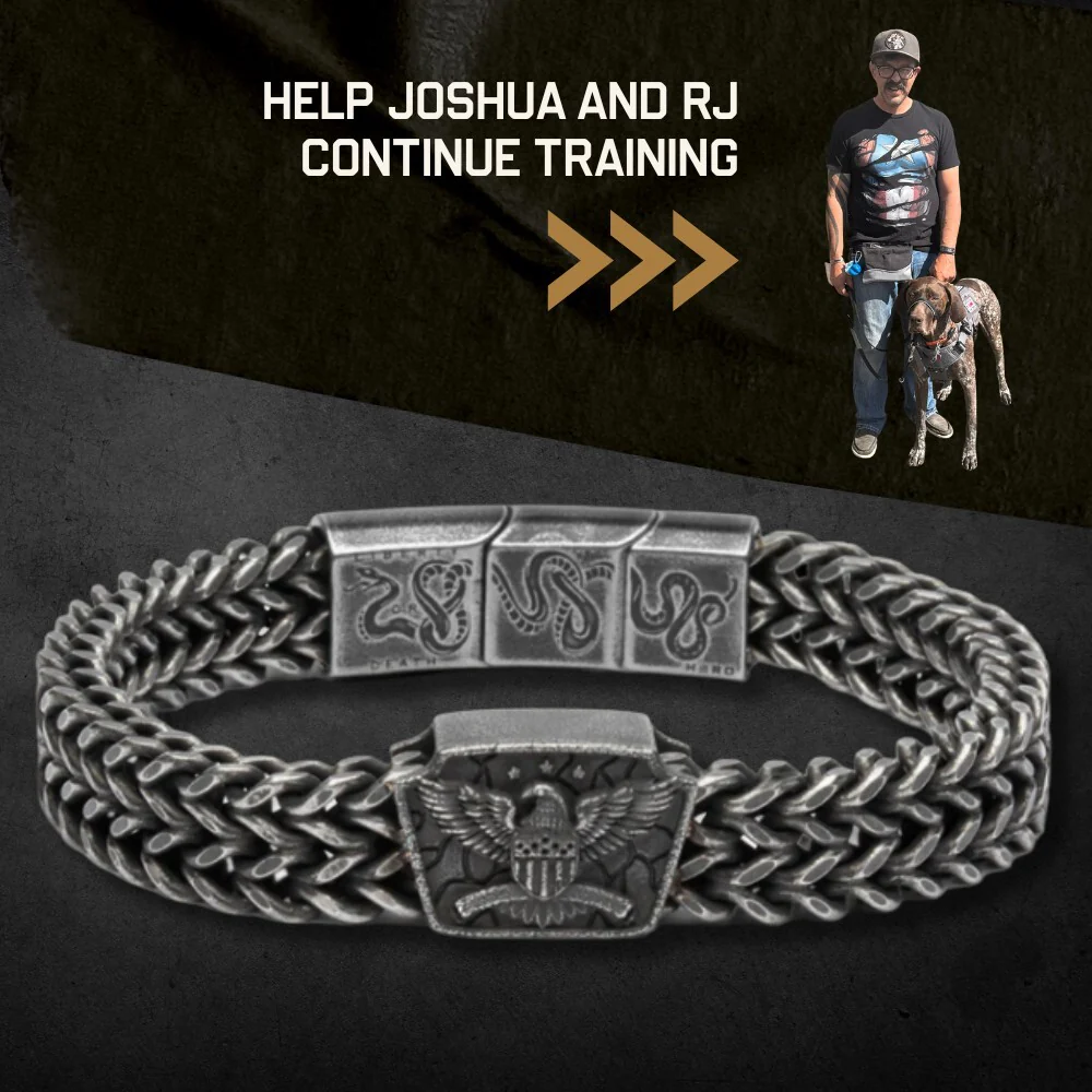 American Eagle Don't Tread on Me -Liberty or Death Bracelet: Joshua & RJ