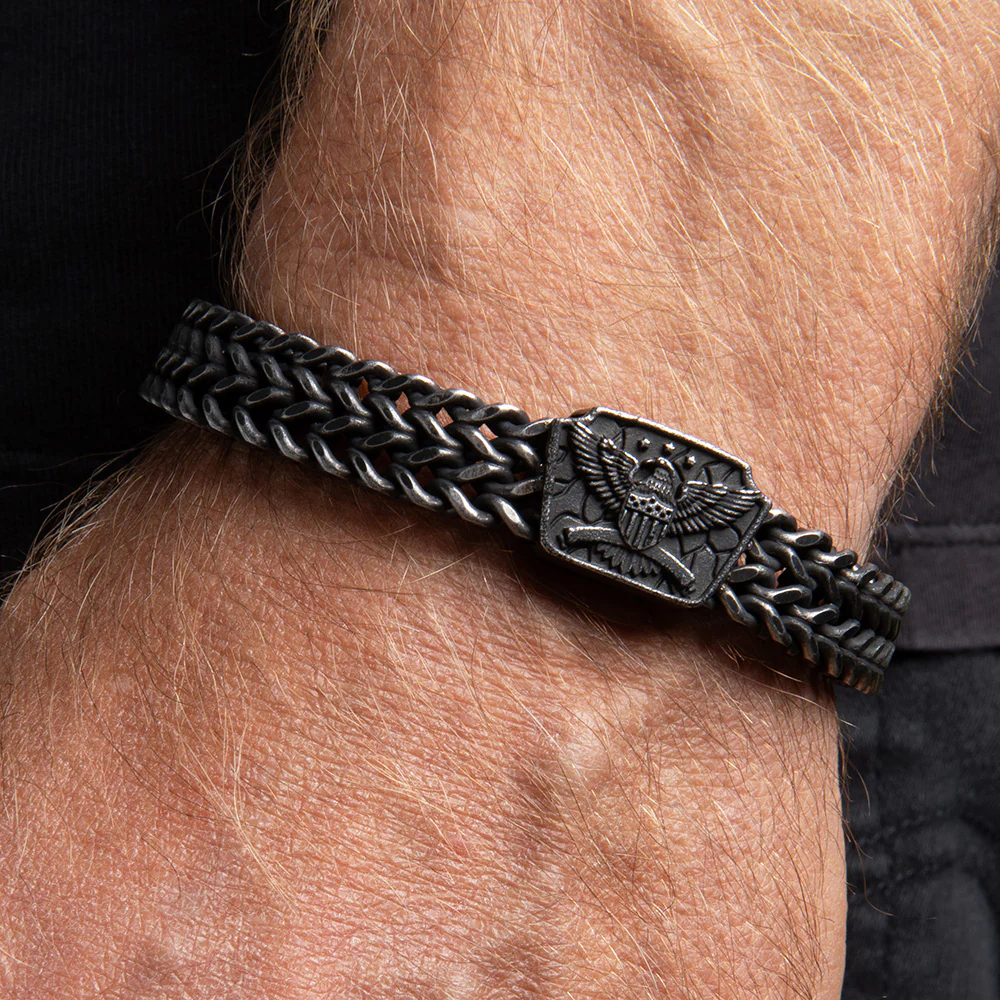 American Eagle Don't Tread on Me -Liberty or Death Bracelet: Helps Pair Veterans With A Service Dog Or Shelter Dog - Image 5