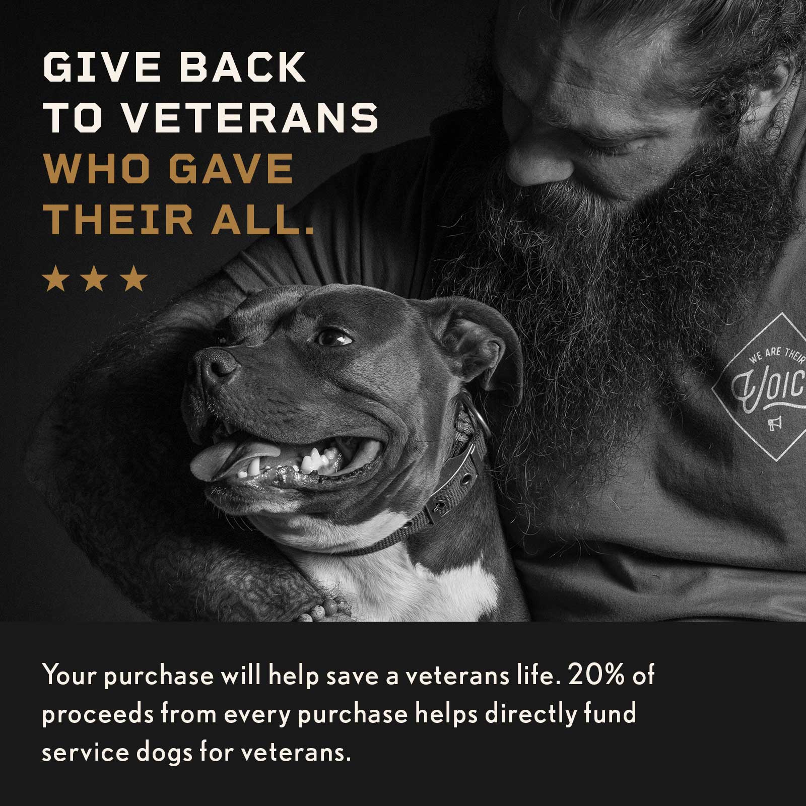Band Of Brothers Never Forgotten Black Paracord Bracelets - Set of 3: Helps Pair Veterans with Service or Shelter Dogs - Image 30