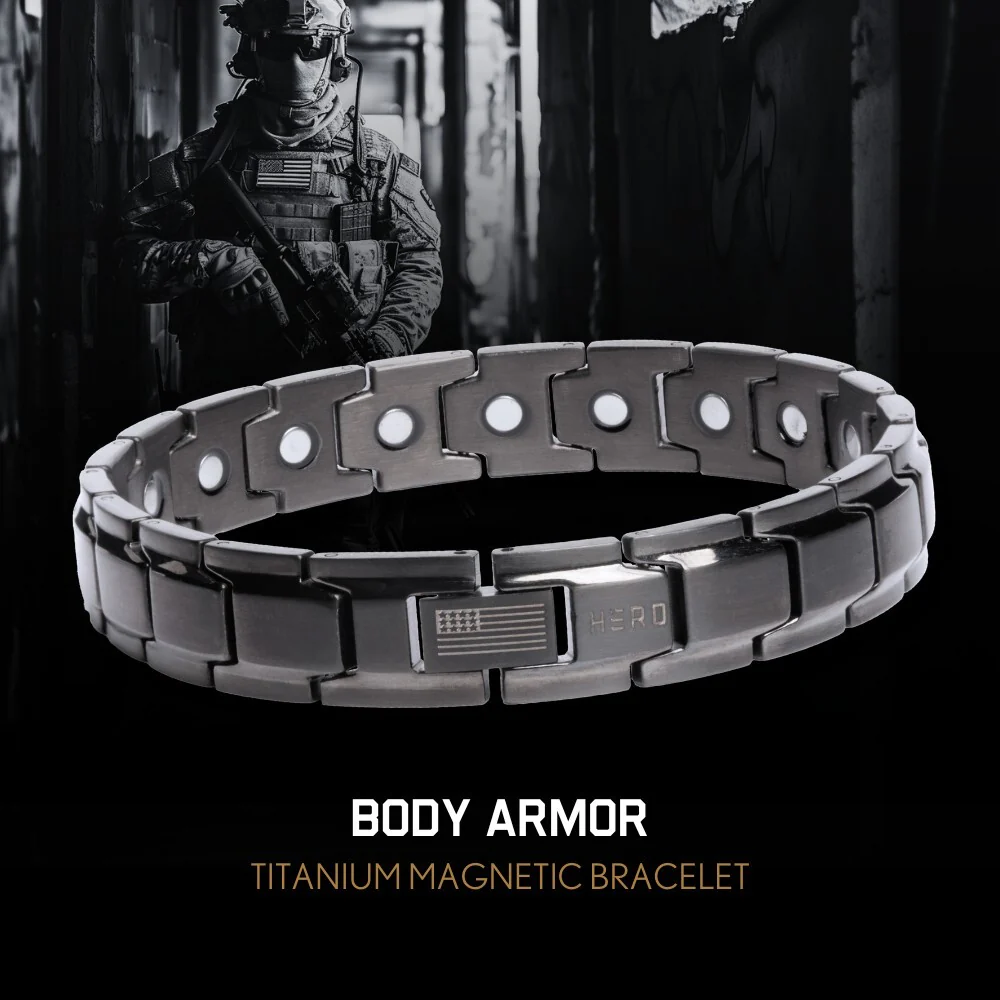 Body Armor Titanium Magnetic Bracelet: Helps Pair Veterans With A Service Dog Or Shelter Dog - Image 5