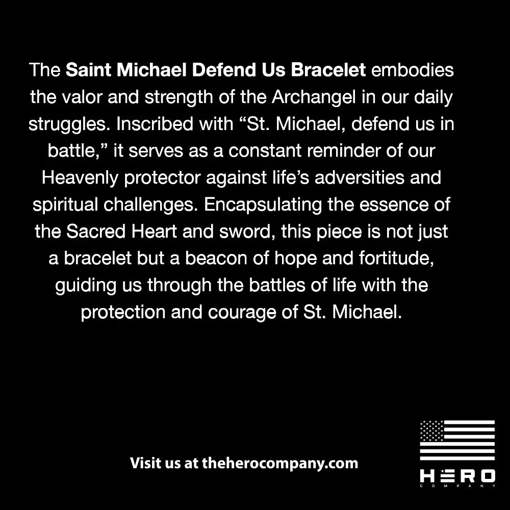Buy Bracelet, Get Matching Necklace for FREE: St. Michael Medallion Necklace and Bracelet Set - Helps Pair Veterans With A Service Dog Or Shelter Dog - Image 15