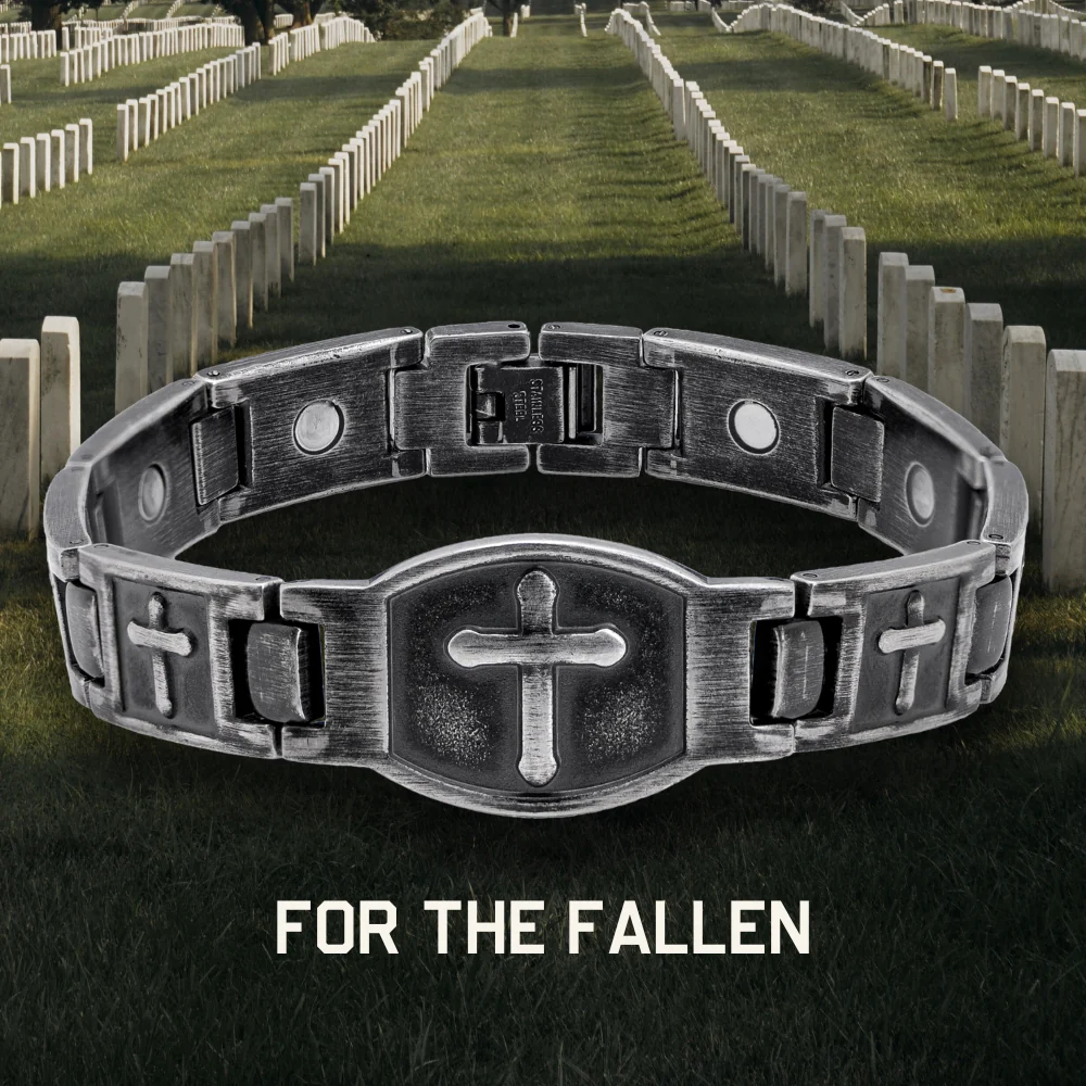 For The Fallen' Arlington Magnetic Bracelet and INRI Necklace - Image 3
