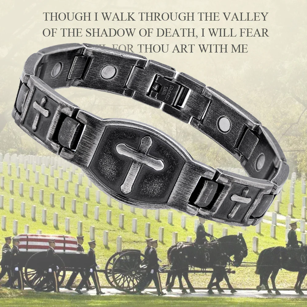 For The Fallen' Arlington Magnetic Bracelet and INRI Necklace - Image 5