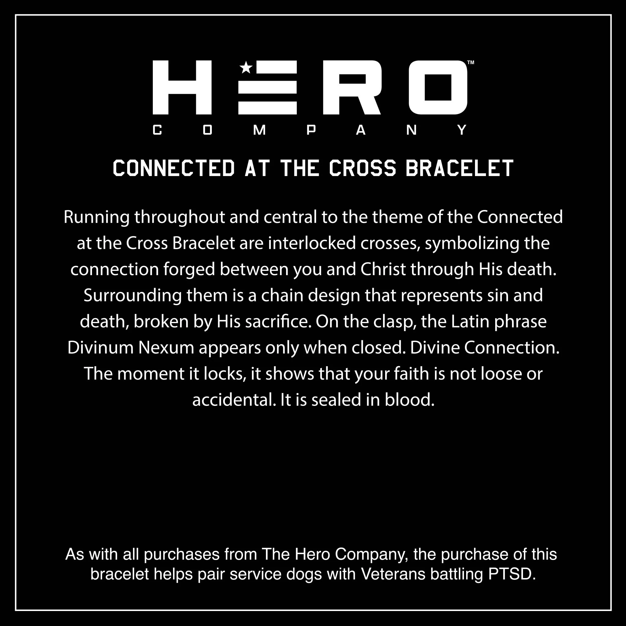 Connected At The Cross Bracelet : Helps Pair Veterans With A Service Dog or Shelter Dog - Image 8