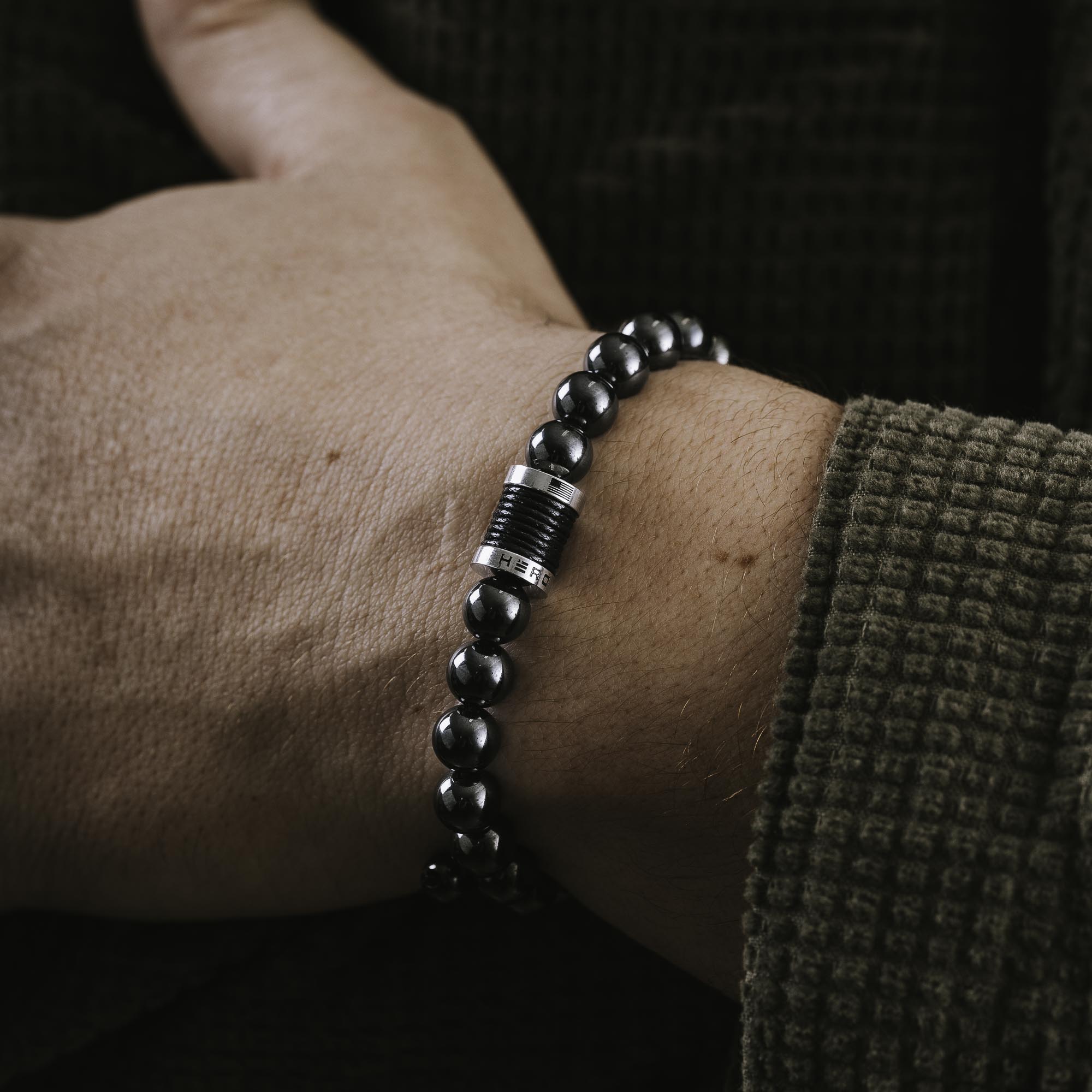 00 Buck Magnetic Hematite Titanium Bracelet : Helps Pair Veterans With A Service Dog Or Shelter Dog - Image 2