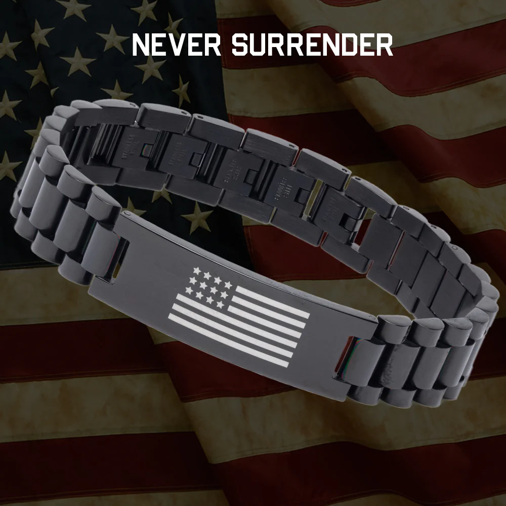 Never Surrender Patriot Bracelet: Helps Pair Veterans With A Service Dog Or Shelter Dog - Image 5