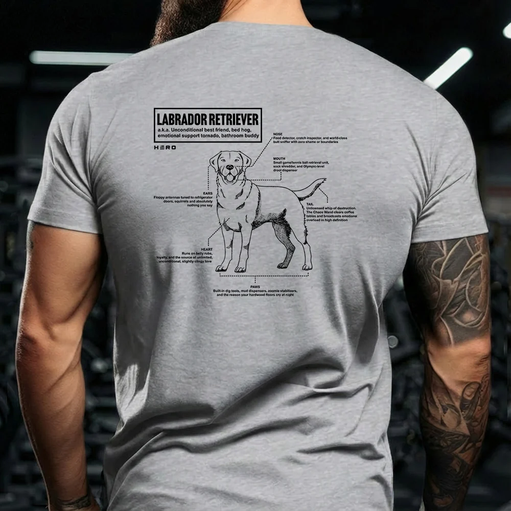 Hero Company Men's Labrador Retriever Unconditional Best Friend Tee - Helps Pair Veterans With A Service Dog or Shelter Dog - Image 10