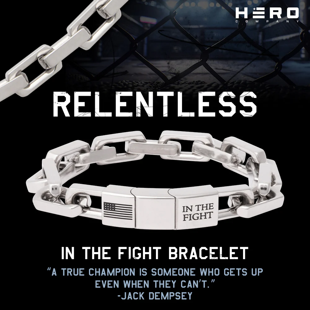 In The Fight-Never Surrender Bracelet : Helps Pair Veterans With A Service Dog or Shelter Dog - Image 4