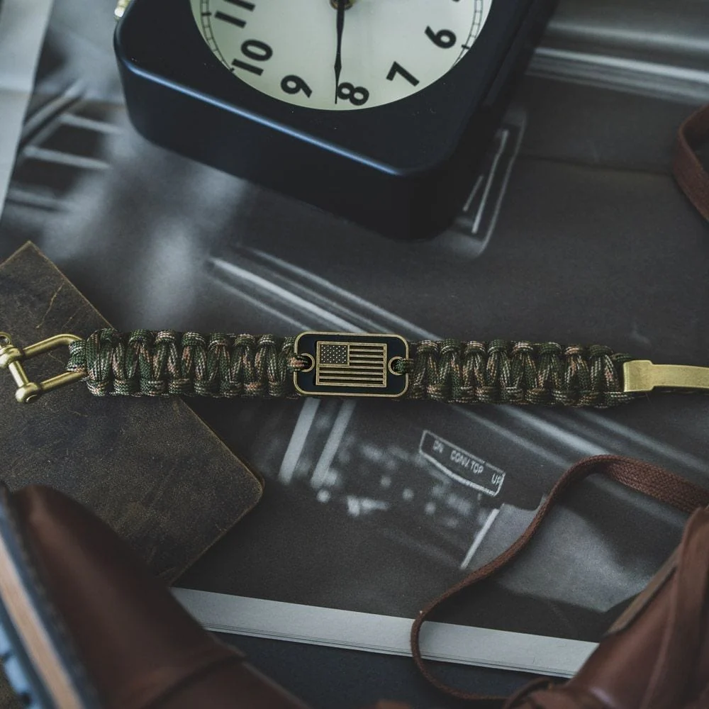 Band Of Brothers Camo Paracord Bracelets - Set of 2: Helps Pair Veterans with Service or Shelter Dogs - Image 7