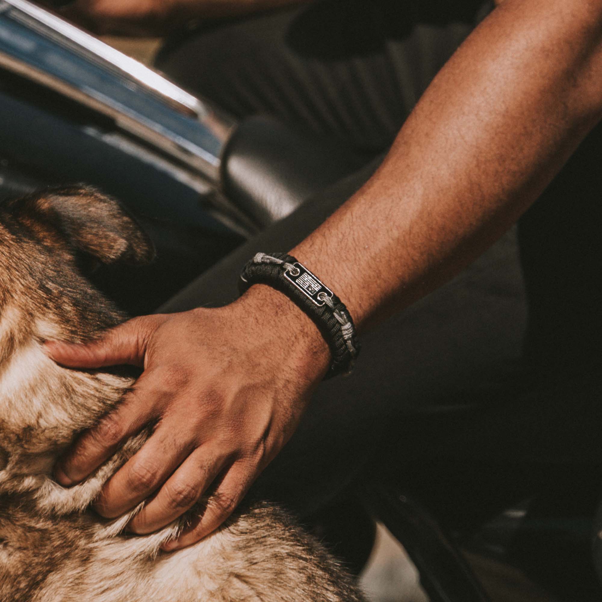 Never Surrender Barbed Wire Paracord Bracelet: Helps Pair Veterans With A Service Dog Or Shelter Dog - Image 6