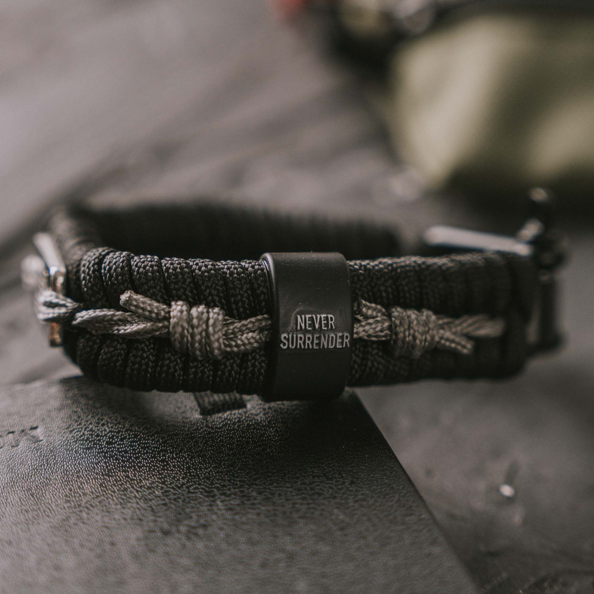 Never Surrender Barbed Wire Paracord Bracelet: Helps Pair Veterans With A Service Dog Or Shelter Dog - Image 9
