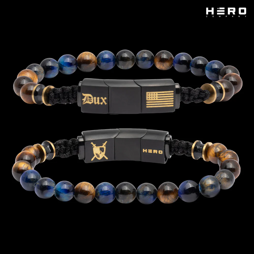 Nighthawk Tiger's Eye Bracelet: Helps Pair Veterans With A Service Dog Or Shelter Dog - Image 2