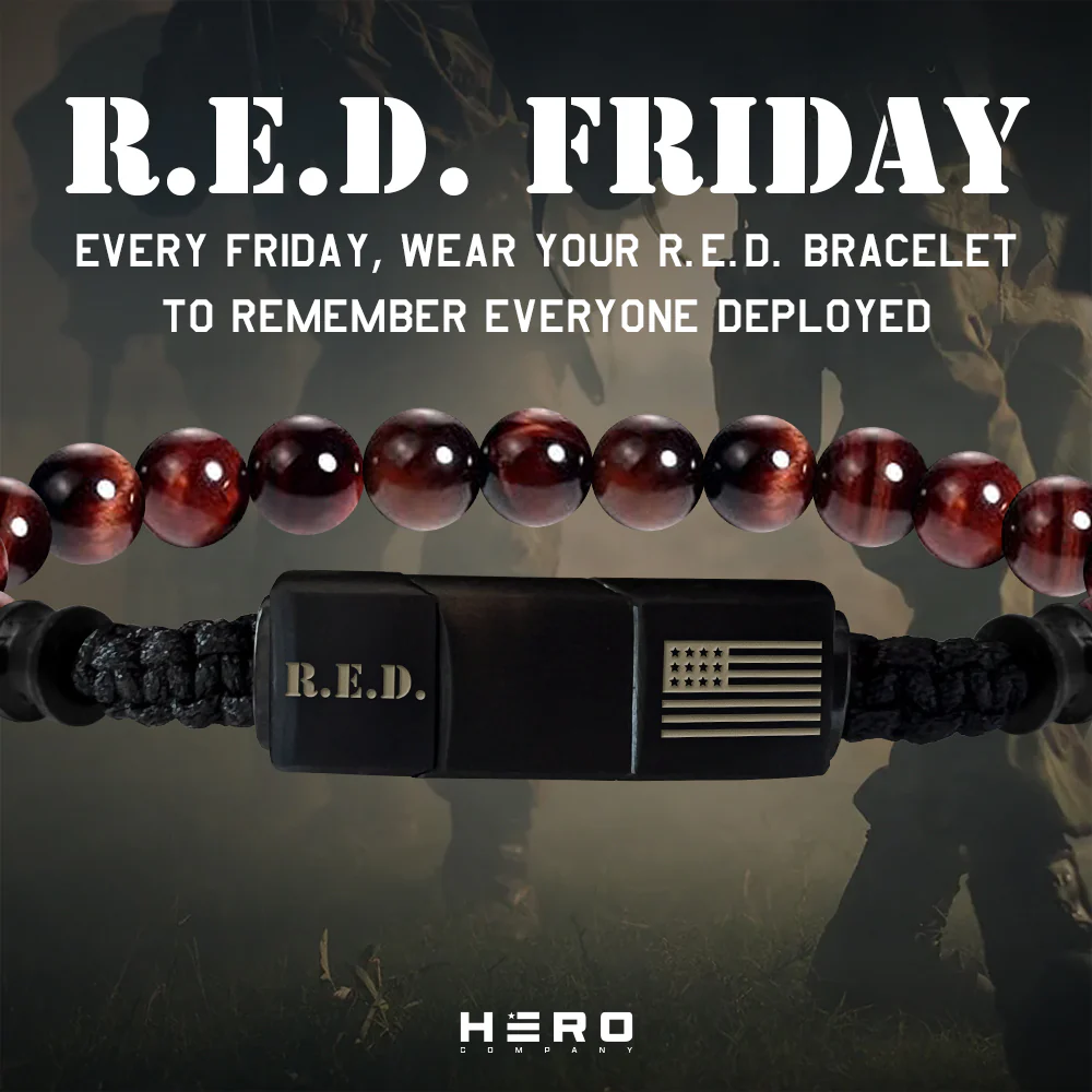 R.E.D. Tiger's Eye Never Forget Bracelet: Helps Pair Veterans With A Service Dog Or Shelter Dog - Image 3