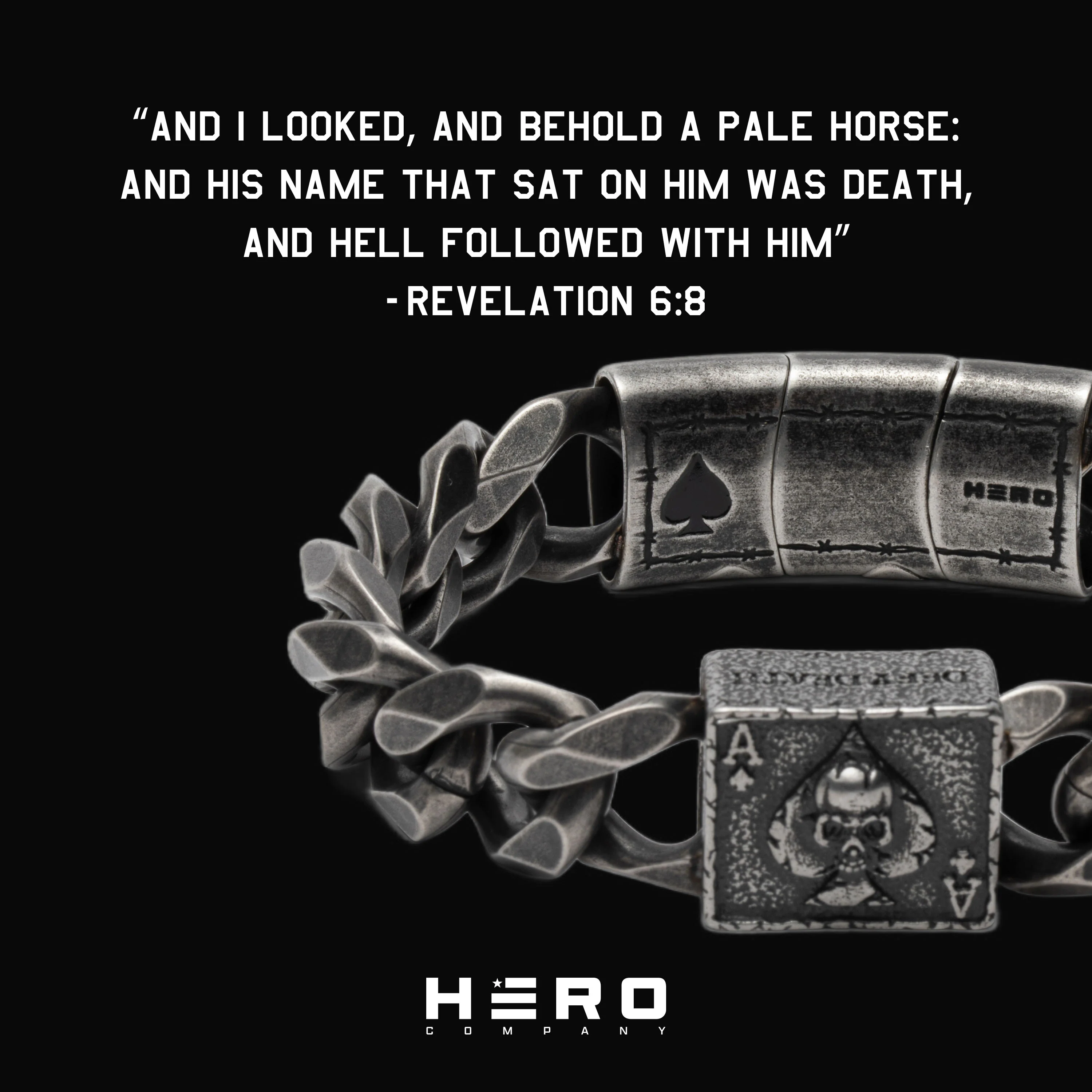 Revenant’s Wrath Ace of Spades Cuban Link Bracelet: Helps Pair Veterans With A Service Dog or Shelter Dog - Image 5