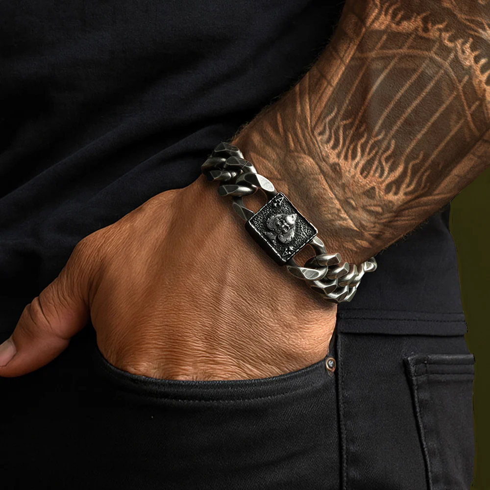 Revenant’s Wrath Ace of Spades Cuban Link Bracelet: Helps Pair Veterans With A Service Dog or Shelter Dog - Image 7