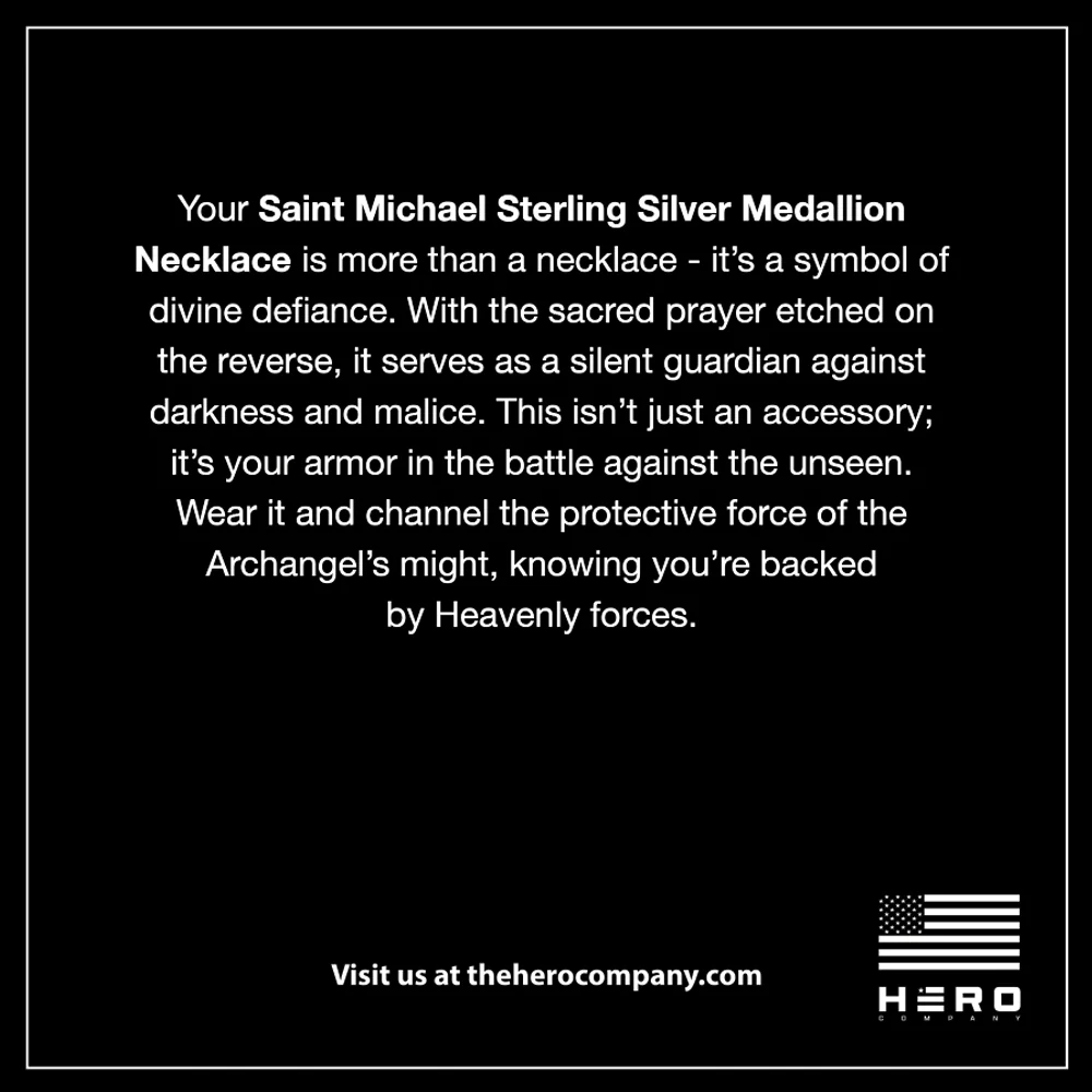 St. Michael Medallion Necklace - Helps Pair Veterans With A Service Dog Or Shelter Dog - Image 7