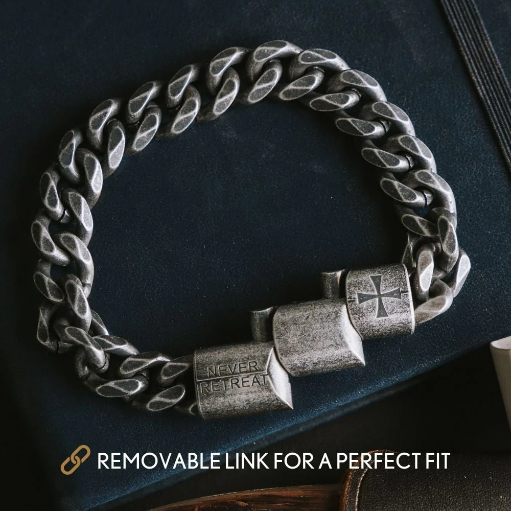 The Knights Templar - Never Retreat Never Surrender Bracelet: Helps Pair Veterans With A Service Dog Or Shelter Dog - Image 8