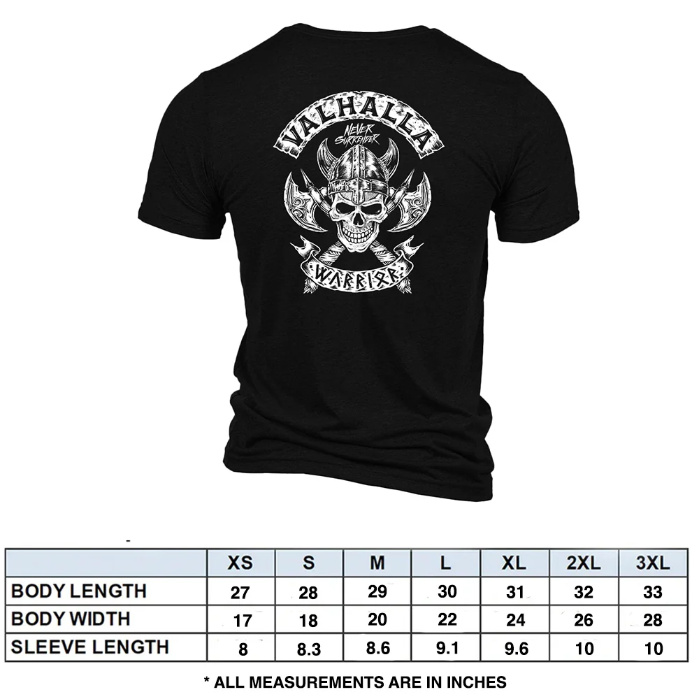 Hero Company Men's The Valhalla Warrior Black Tee - Helps Pair Veterans With A Service Dog or Shelter Dog - Image 3
